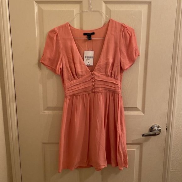 Forever 21 Peach Woven Dress - Picture 1 of 2